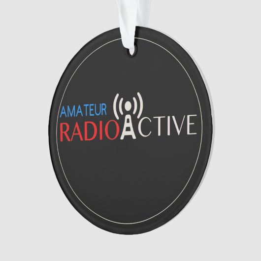 Amateur Radio Actief Ornament (voorkant)