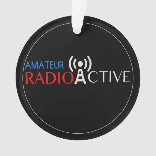 Amateur Radio Actief Ornament (voorkant)