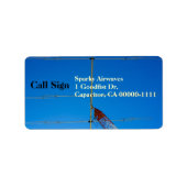 Amateur Radio Beam Antenne Groot Etiket (Voorkant)