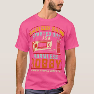 Amateur Radio begon als een onberispelijke hobby-h T-shirt