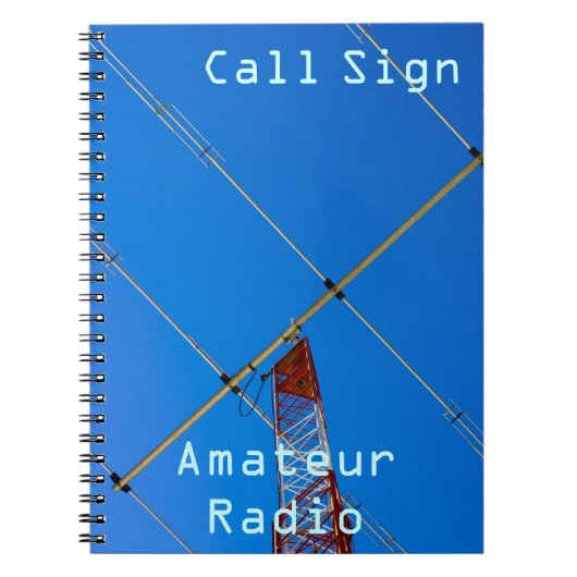 Amateur Radio Call Sign & Beam 2 Notitieboek (Voorkant)