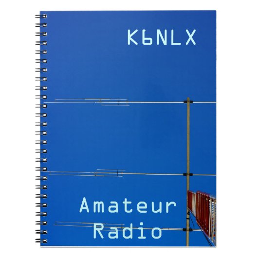 Amateur Radio Call Sign & Beam 3 Notitieboek (Voorkant)