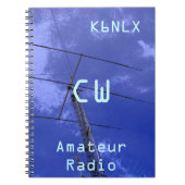 Amateur Radio Call Sign CW Notitieboek (Voorkant)