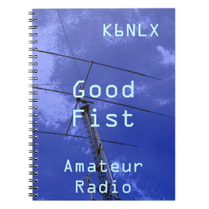 Amateur Radio Call Sign Goede vuist Notitieboek