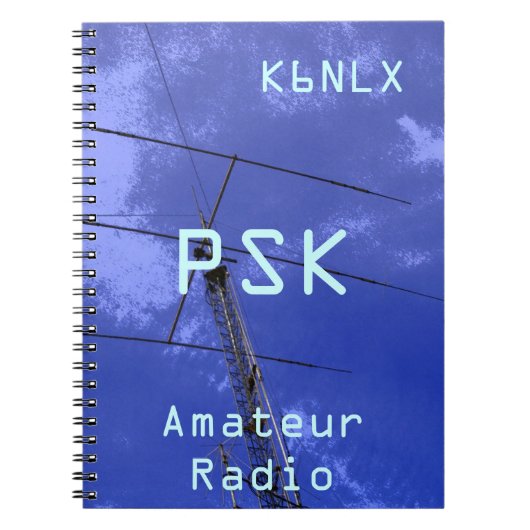 Amateur Radio Call Sign PSK Notitieboek (Voorkant)