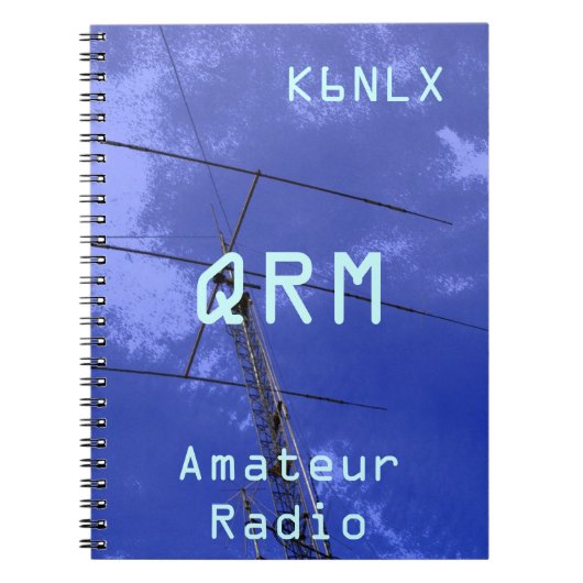 Amateur Radio Call Sign QRM Notitieboek (Voorkant)