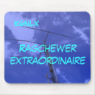 Amateur Radio Call Sign Ragchew Mousepad Muismat