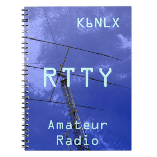 Amateur Radio Call Sign RTTY Notitieboek