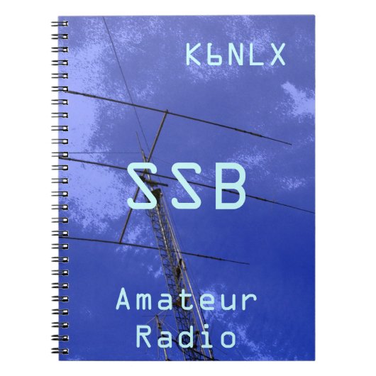 Amateur Radio Call Sign SSB Notitieboek (Voorkant)