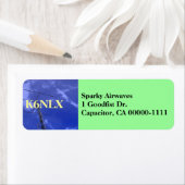 Amateur Radio Callsign Adres Label (Insitu)