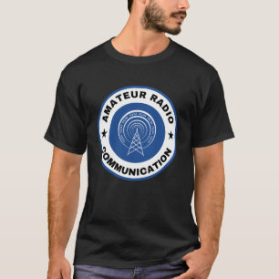 Amateur Radio Communicatie shirt blauw