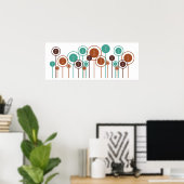 Amateur Radio Daisies Poster (Thuiskantoor)