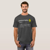 Amateur Radio Definition Noun Ham Radio T-shirt (Voorkant volledig)