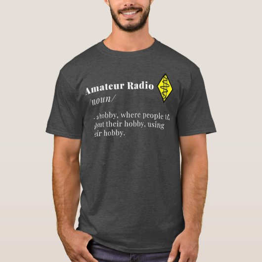Amateur Radio Definition Noun Ham Radio T-shirt (Voorkant)