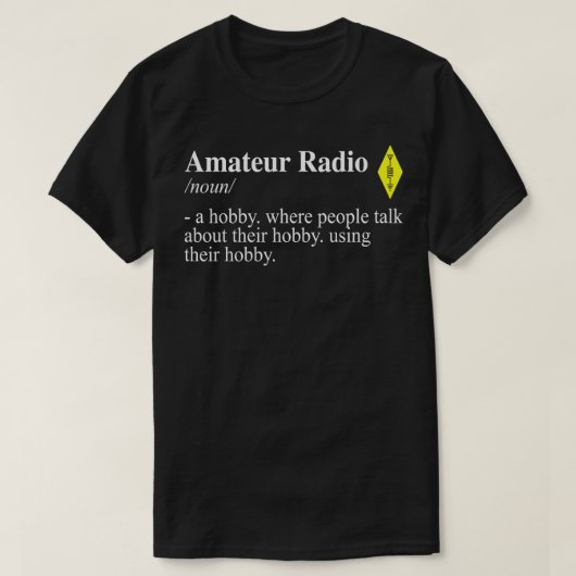 Amateur Radio Definition T-shirt (Design voorkant)