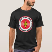 Amateur Radio Emergency Service HAM Radio Red T-shirt (Voorkant)