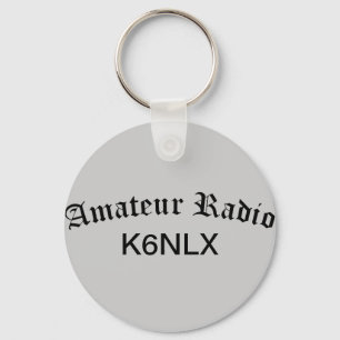 Amateur-radio en -roepnaam sleutelhanger