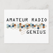 Amateur Radio Genius Briefkaart (Voorkant)