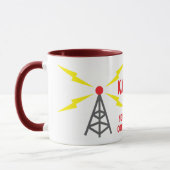 Amateur Radio Ham Operator Antenna en Call Sign. Mok (Links)