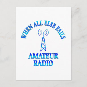 Amateur Radio Helpt Briefkaart