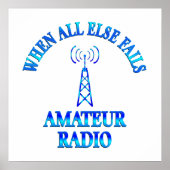 Amateur Radio Helpt Poster (Voorkant)
