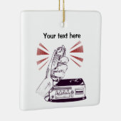 Amateur Radio Keramisch Ornament (Rechts)