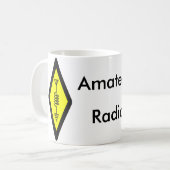 Amateur Radio-Mok Koffiemok (Voorkant links)