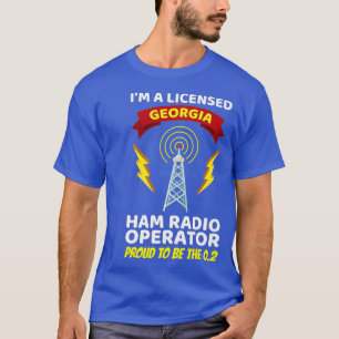 Amateur Radio Operator Funny Ham Radio Georgia T-shirt