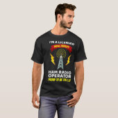 Amateur Radio Operator Funny Ham Radio New T-shirt (Voorkant volledig)