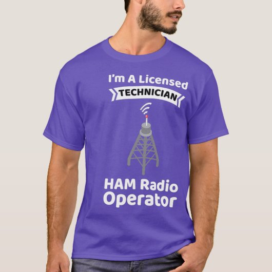 Amateur Radio Operator Funny Ham Radio T-shirt (Voorkant)