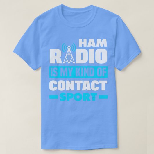 Amateur Radio Operator HAM Radio is mijn soort tel T-shirt (Design voorkant)