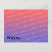 Amateur Radio QSL-kaartSjabloon Briefkaart (Voorkant)