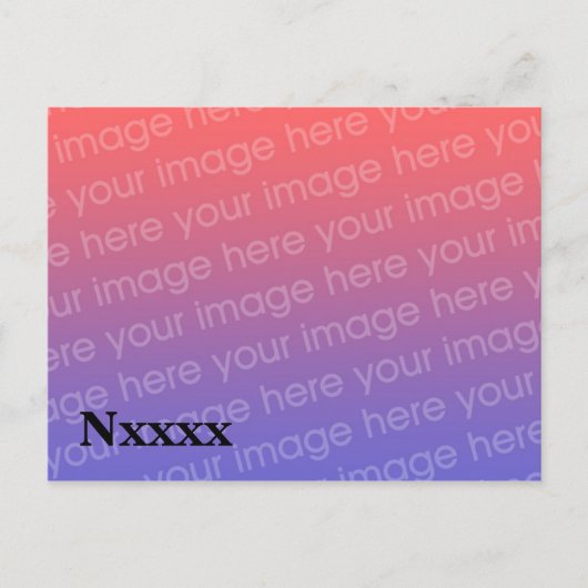 Amateur Radio QSL-kaartSjabloon Briefkaart (Voorkant)