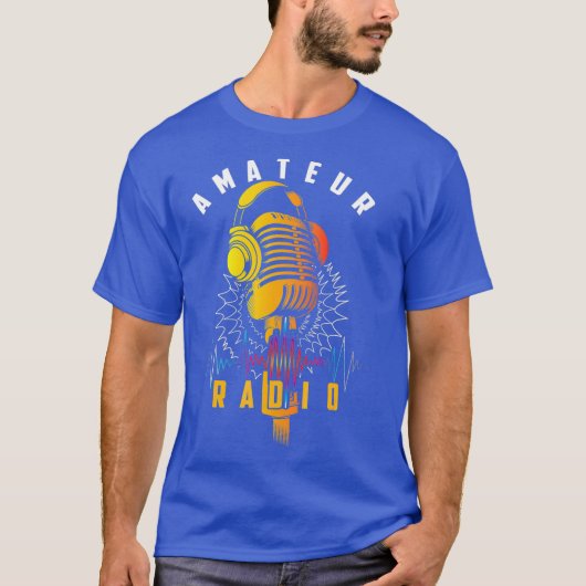 Amateur Radio Shirt Cool Ham Radio Operator T-shir (Voorkant)