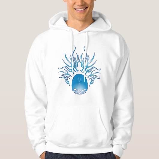 Amateur Radio Skull Hoodie (Voorkant)