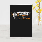 Amateur Radio van Passion Hobby Radio Kaart (Gele Bloem)