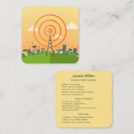 Amateur Radio Vierkante Visitekaartje