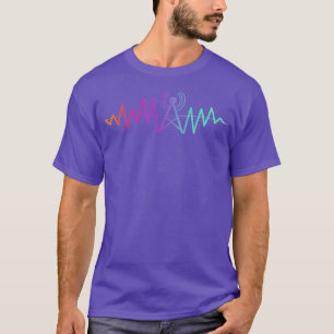 Amateur-radioradio radiooperator Ham, met licentie T-shirt