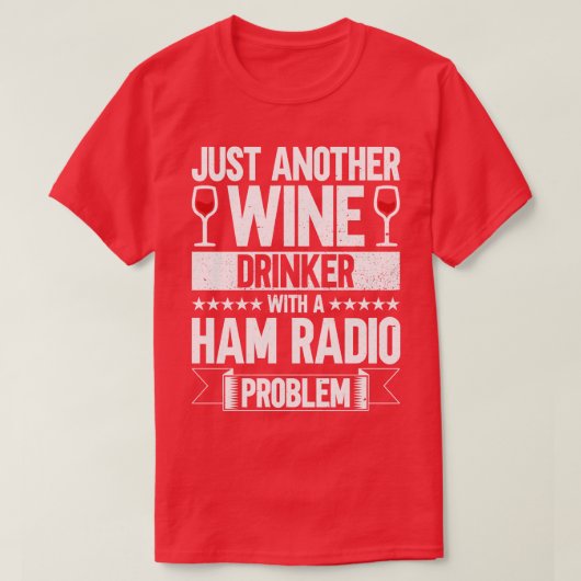 Amateur-radioradio radiooperator Ham, met licentie T-shirt (Design voorkant)