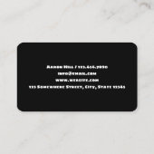 🌟 Amateurastronoom Visitekaartje (Achterkant)