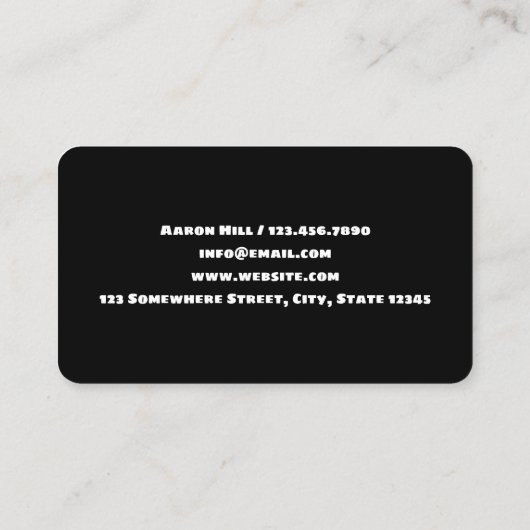 🌟 Amateurastronoom Visitekaartje (Achterkant)