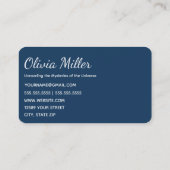 amateurastronoom visitekaartje (Achterkant)