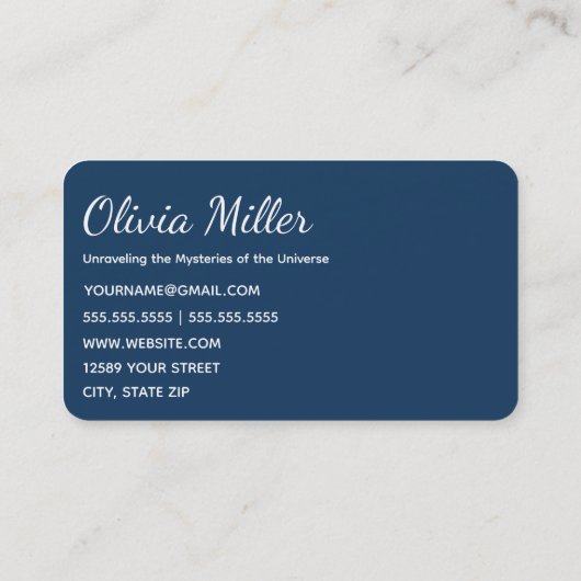 amateurastronoom visitekaartje (Achterkant)