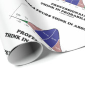 Amateurs Denk Absolute Professionals Denk Stats Cadeaupapier (Rol Hoek)