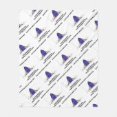 Amateurs Denk Absolute Professionals Denk Stats Fleece Deken (Voorkant)