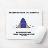 Amateurs Denk Absolute Professionals Denk Stats Muismat (Met muis)