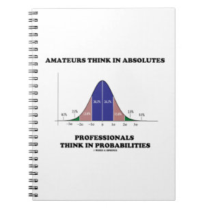 Amateurs Denk Absolute Professionals Denk Stats Notitieboek