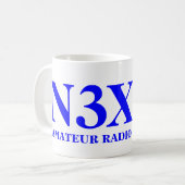 Amatuurradio-operator Koffiemok (Voorkant links)