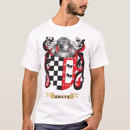 Amaya Coat of Arms (familiekust) T-shirt (Voorkant)