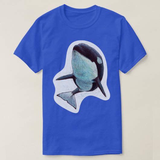 Amaya de Killer Whale Scribble T-shirt (Design voorkant)